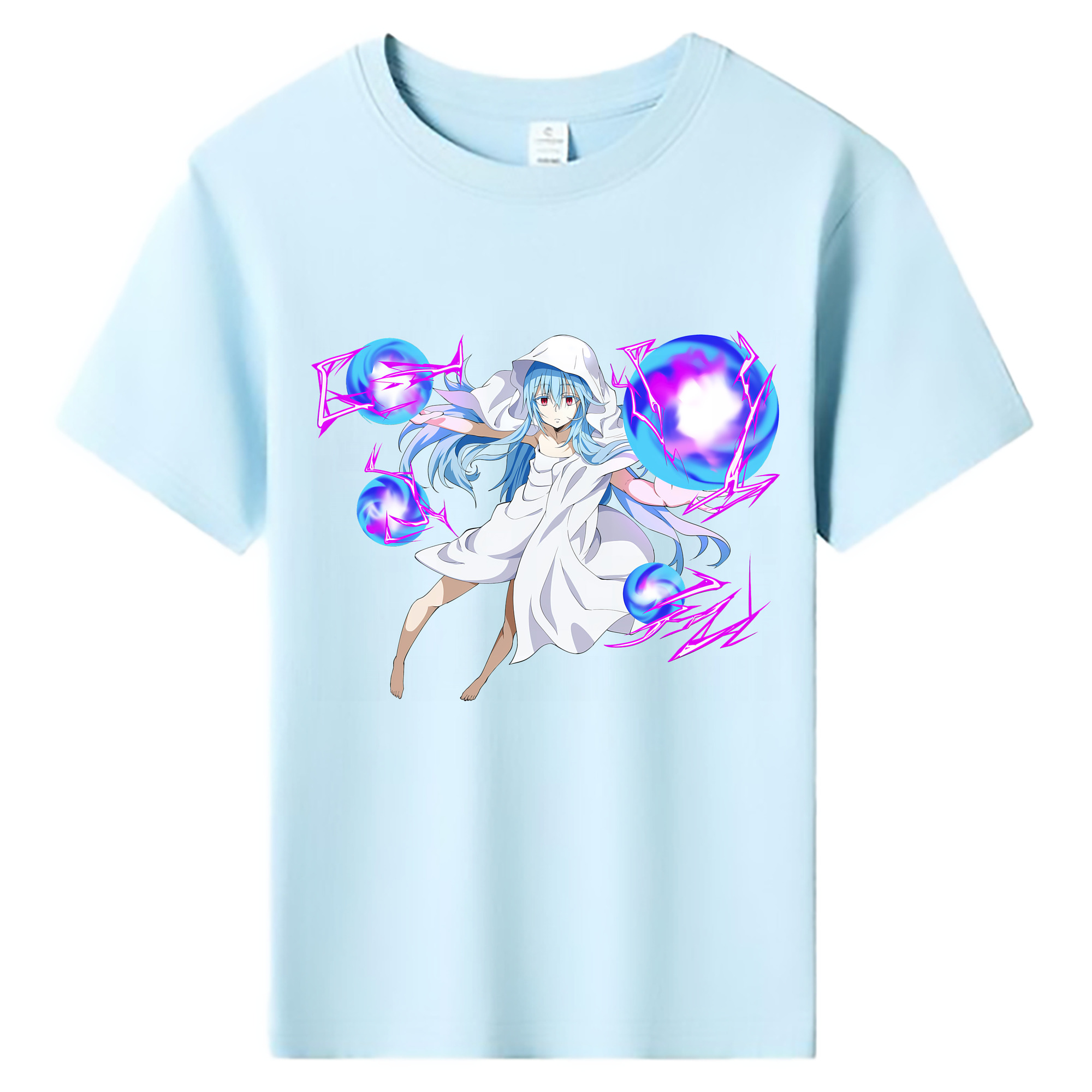 （画像用） 転スラ Regarding Reincarnated to Slime 綿100％キッズTシャツ（フロントプリント）